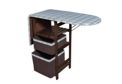 КОМОД ГЛАДИЛЬНЫЙ RB-1 (ОРЕХ/ОБИВКА ТКАНЬ №18)